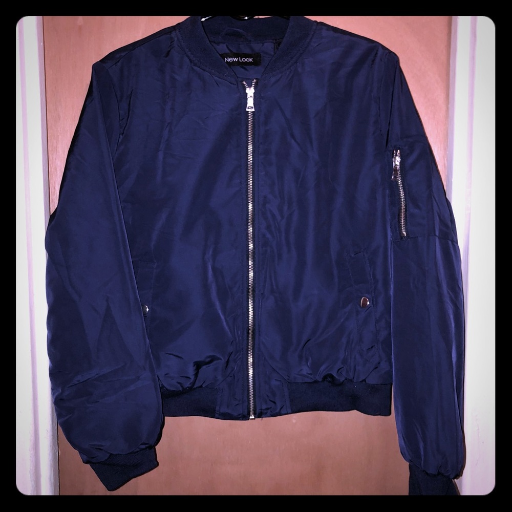 💙Navy Blue Bomber Jacket 💙